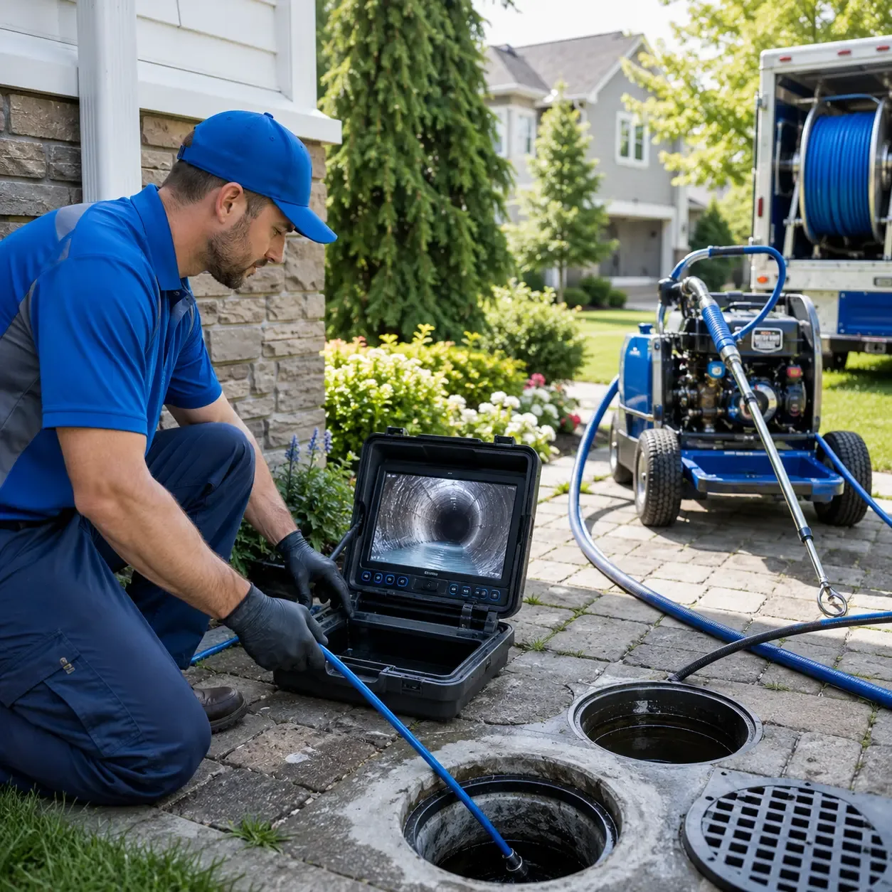 Outdoor drain cleaning professionals serving Vardaman, MS